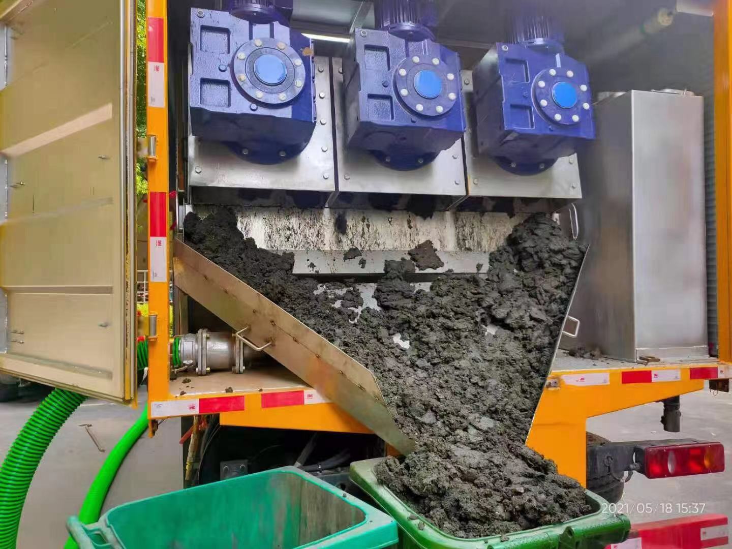 河津化粪池清掏城市维护站-泥浆净化干湿分离处理